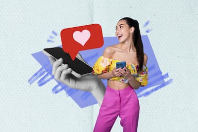 Pessoa autêntica mostrando seu trabalho criativo